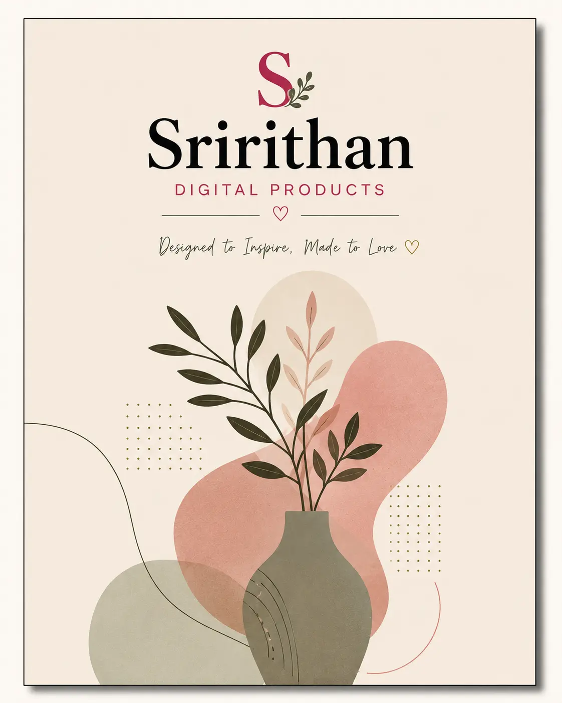 Sririthan studio workspace and creative process